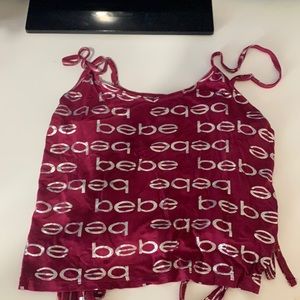 Bebe crop top